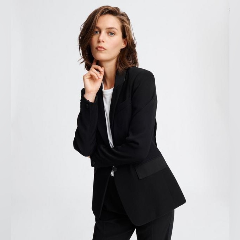 Rag and Bone Crepe Blazer